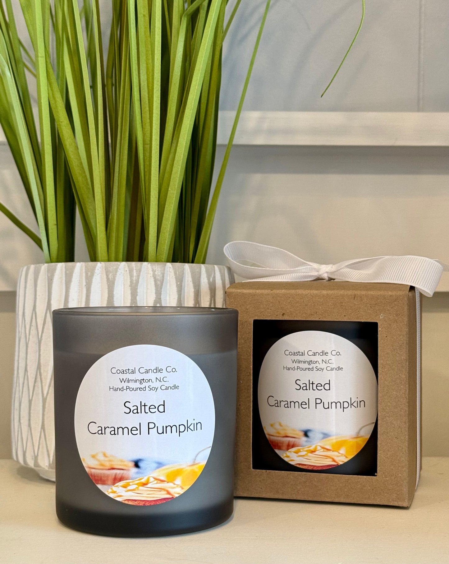 Salted Caramel Pumpkin Soy Candle