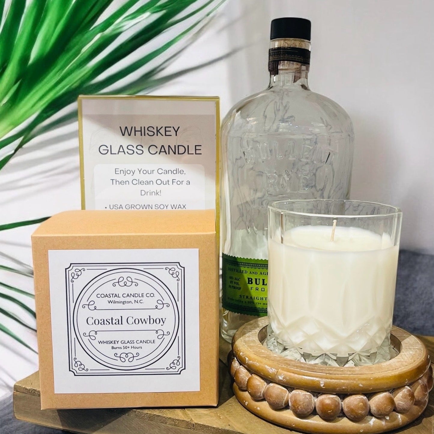 Coastal Cowboy | Whiskey Glass Candle