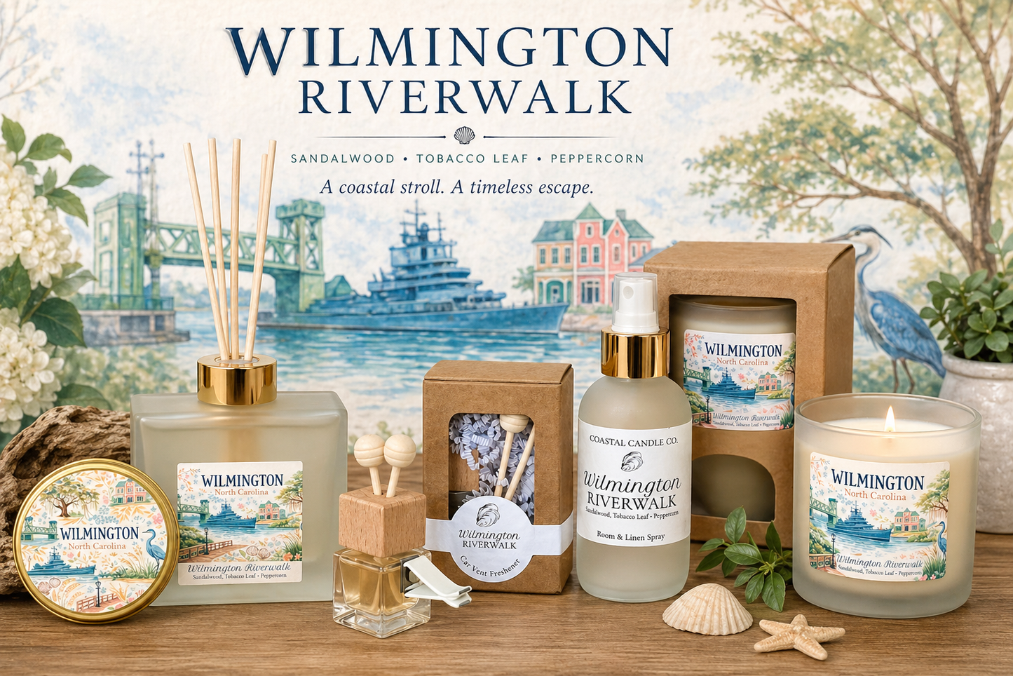 Wilmington Riverwalk Car Freshener Refill
