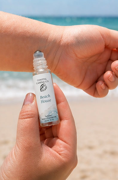 “Beach House” Bergamot Peony + Mint Perfume