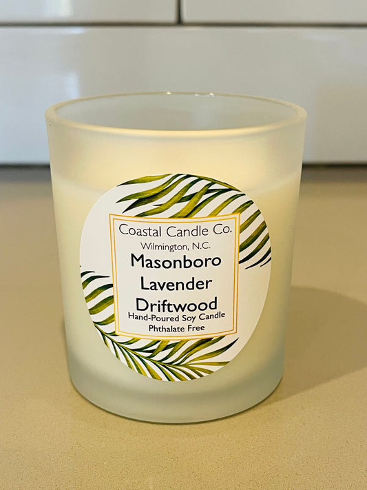 Masonboro Lavender Driftwood Soy Candle