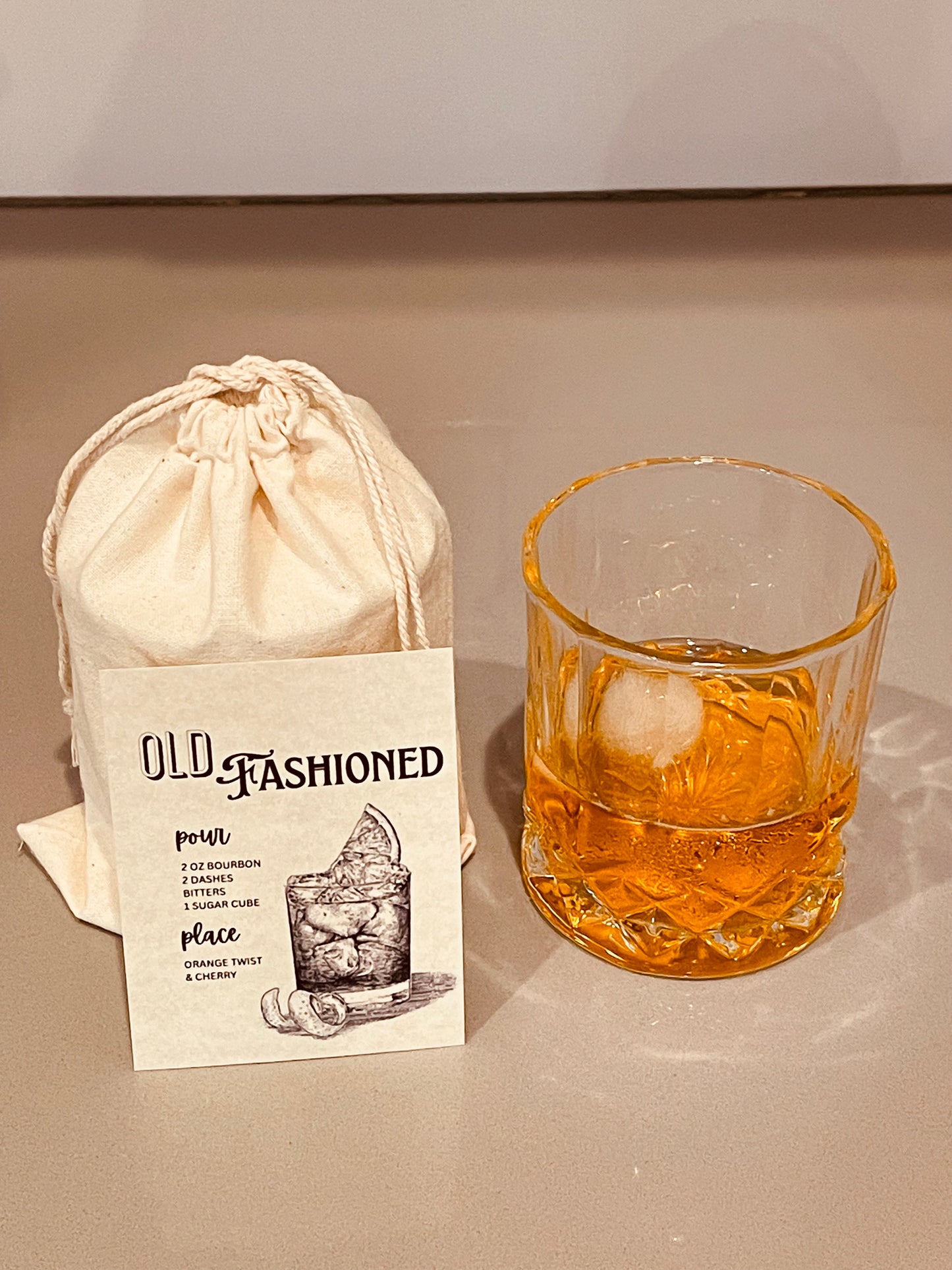 Gentleman’s Whiskey Glass Candle