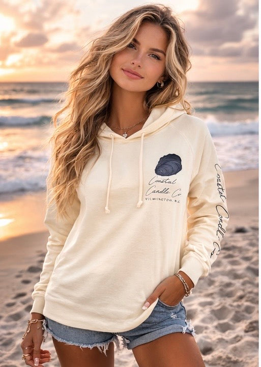 Coastal Candle Co. Signature Cream Hoodie - North Carolina Edition