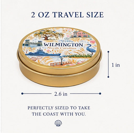 Wilmington Riverwalk – 2 oz Travel Candle