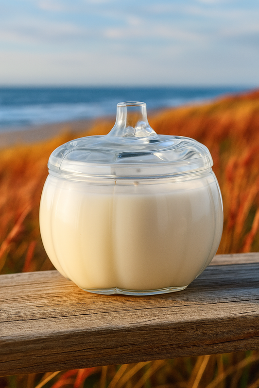 Glass Pumpkin 2-Wick Soy Candle