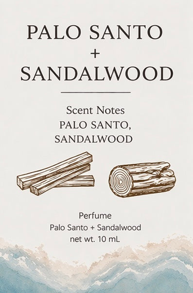 Palo Santo + Sandalwood Perfume