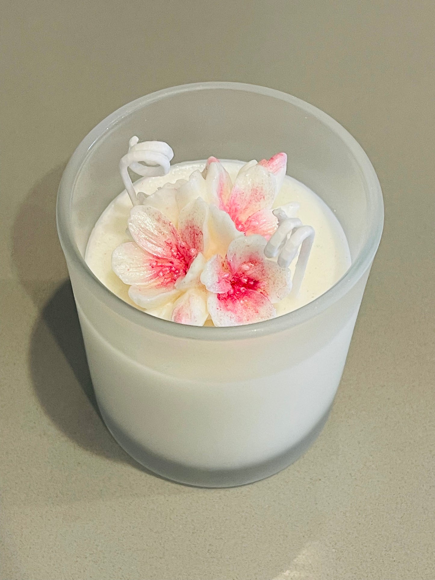 Azalea Flower Candle