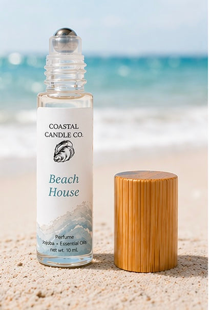 “Beach House” Bergamot Peony + Mint Perfume