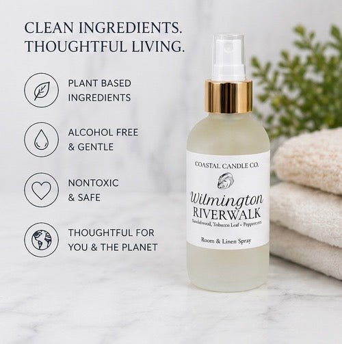 Wilmington Riverwalk Linen + Room Spray