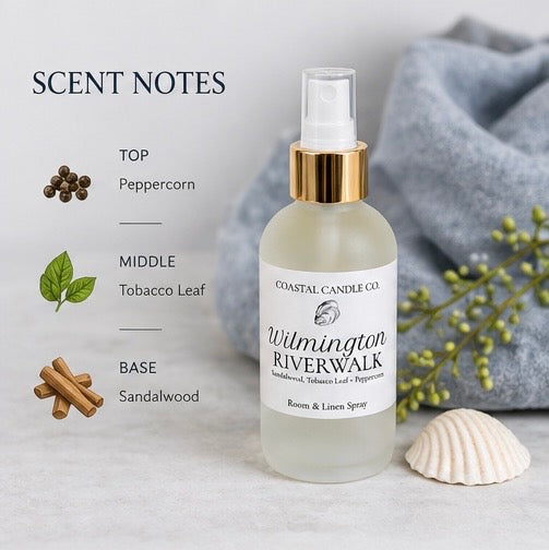 Wilmington Riverwalk Linen + Room Spray