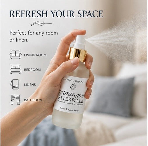 Wilmington Riverwalk Linen + Room Spray