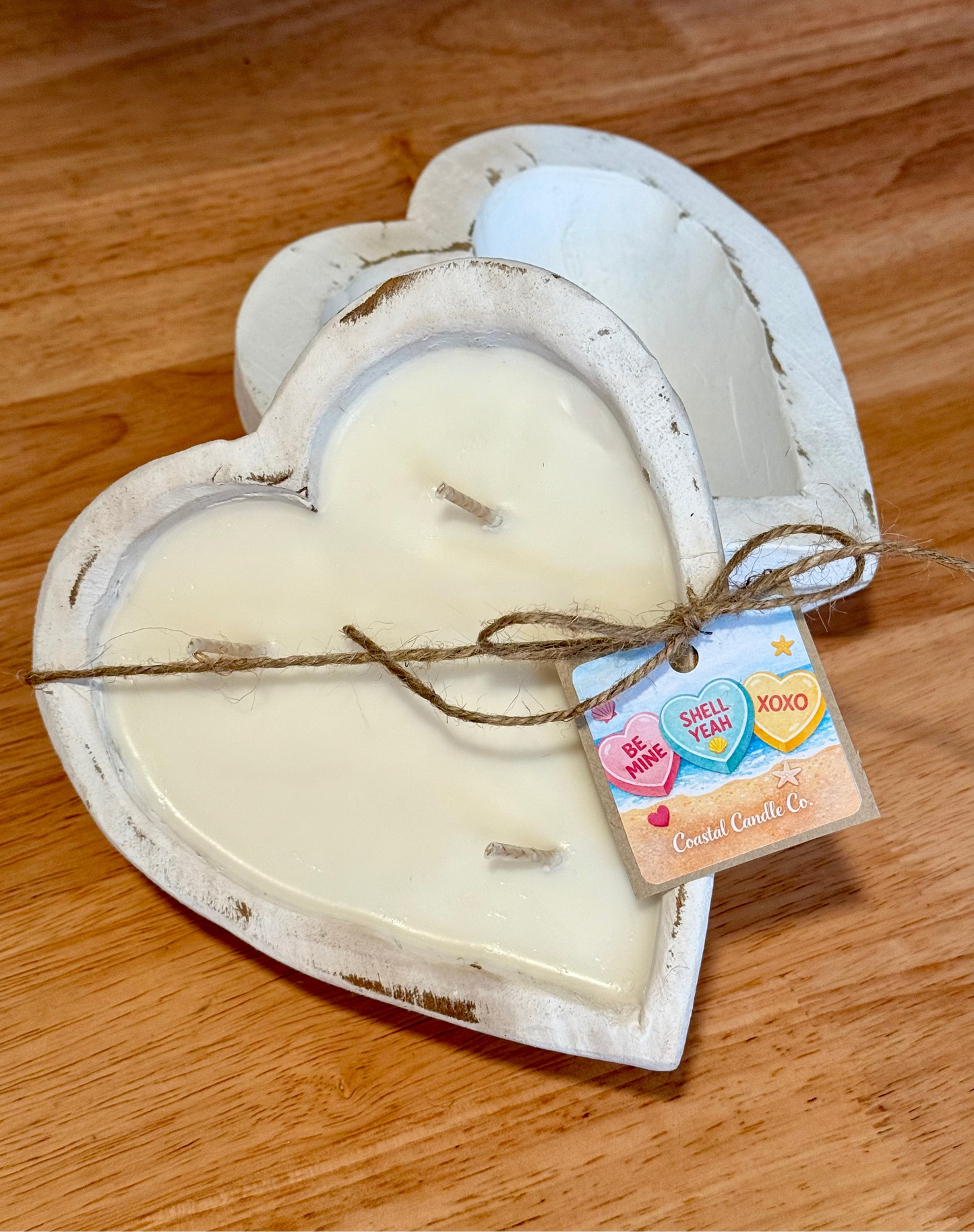 Coastal Crush - Limited Edition Heart-Shaped Valentine Candle
