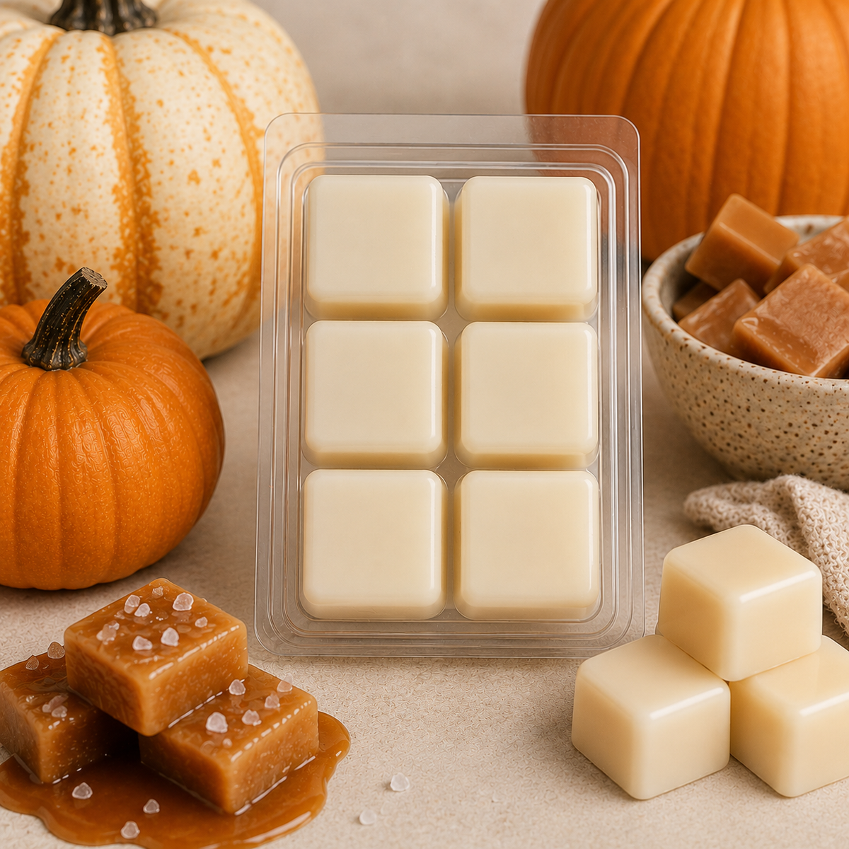 Salted Caramel Pumpkin Soy Wax Melts