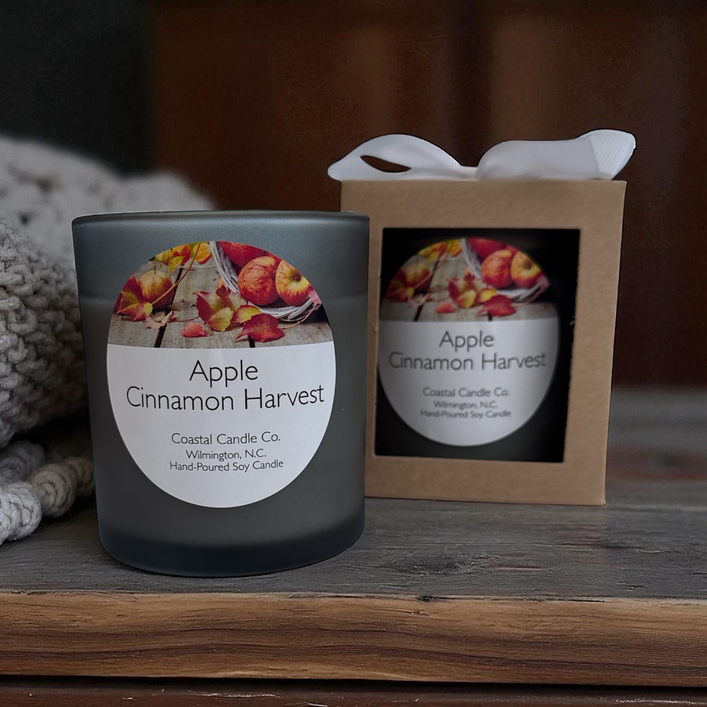 Apple Cinnamon Harvest Soy Candle